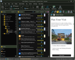 Rons WebLynx in Dark Mode and Folders