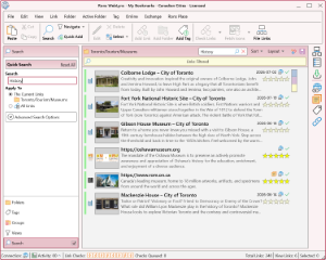 Searching Information in Rons WebLynx