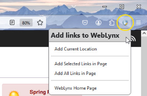 Rons WebLynx One-Click Start